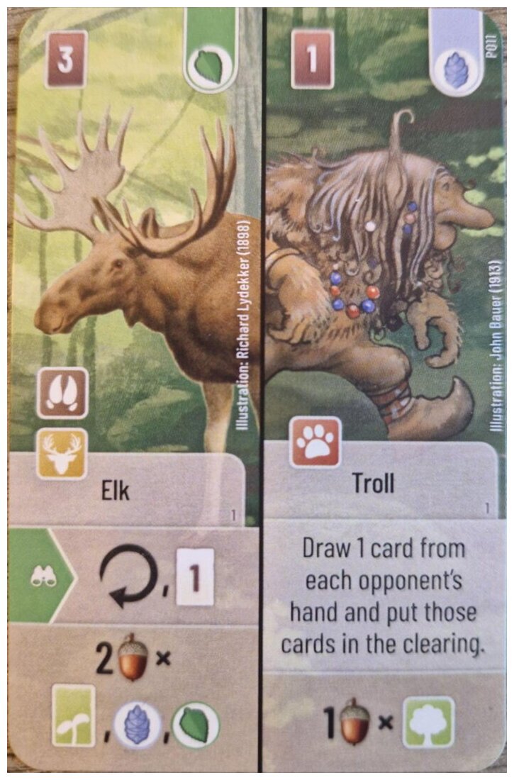 Forest Shuffle - Elk / Troll