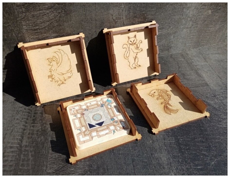 Forfort - 4 Sabots De Cartes En Bois