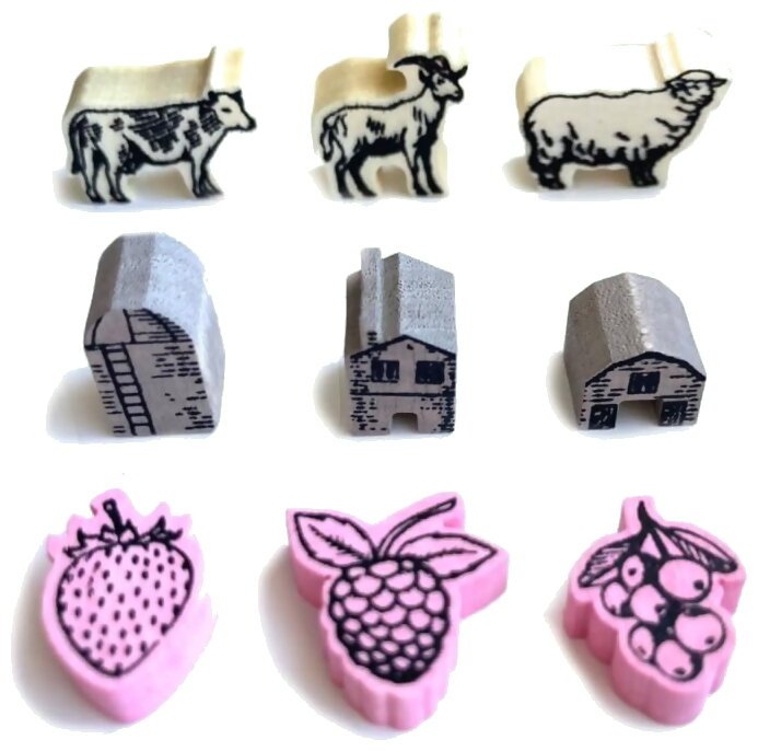 Fromage - Wood tokens