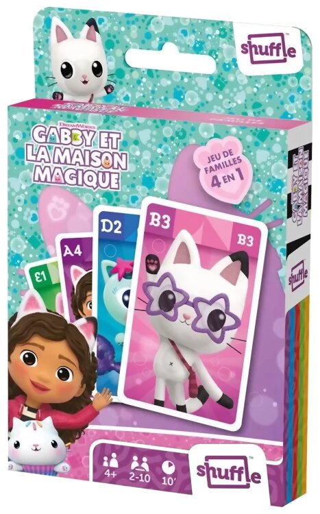 Gabby Et La Maison Magique, 4 En 1 Jeu De Famille