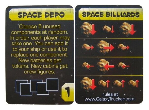 Galaxy Trucker - Bonus Cards