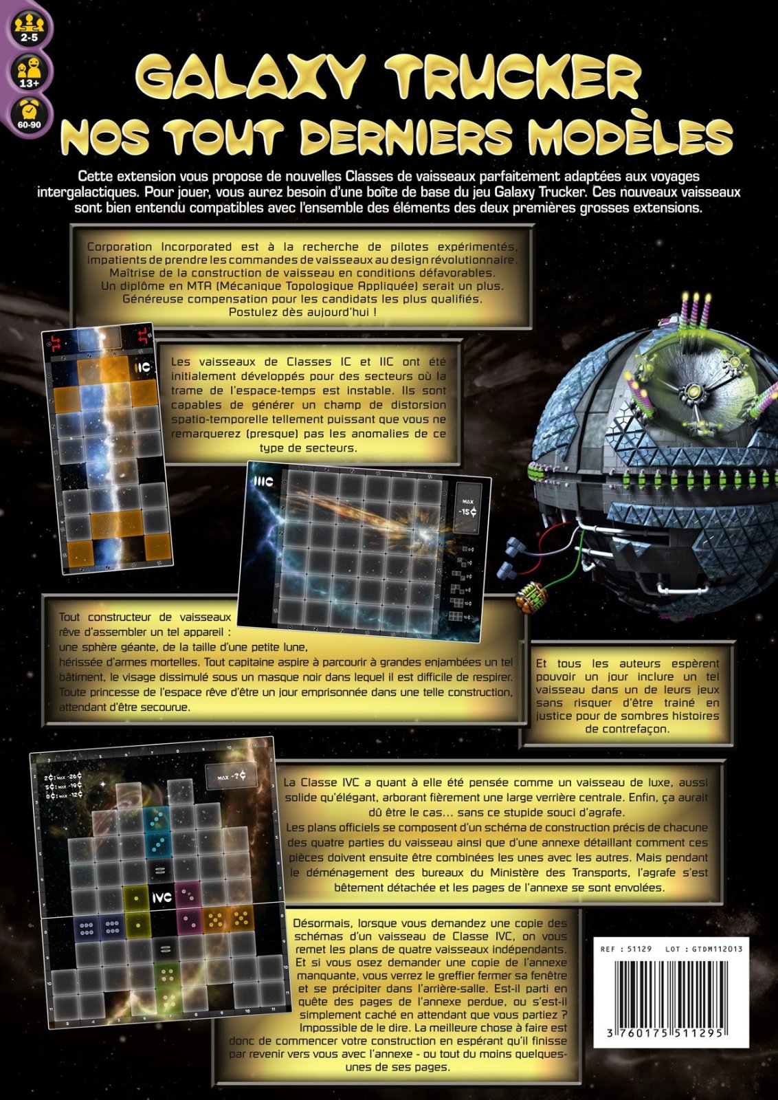 Galaxy Trucker - Nos tout derniers modèles