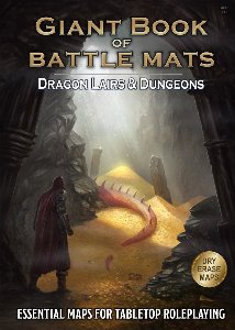 Giant Book Of Battle Mats - Dragon Lairs & Dungeons