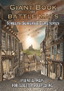 Giant Book Of Battle Mats - Streets, Sewers & Cemeteries