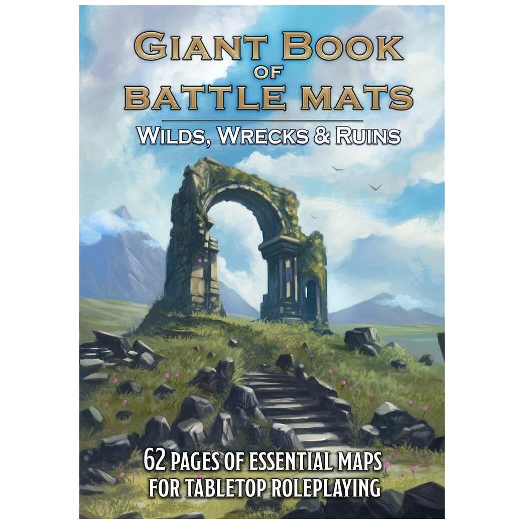 Giant Book of Battle Mats - Wilds, Wrecks & Ruins