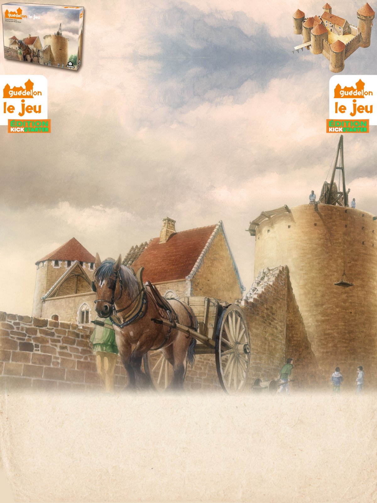 Guédelon le jeu