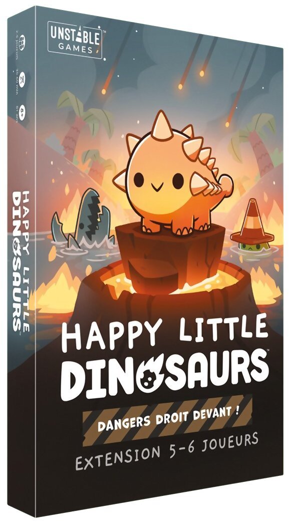 Happy Little Dinosaurs - Dangers Droit Devant - Extension 5-6 joueurs