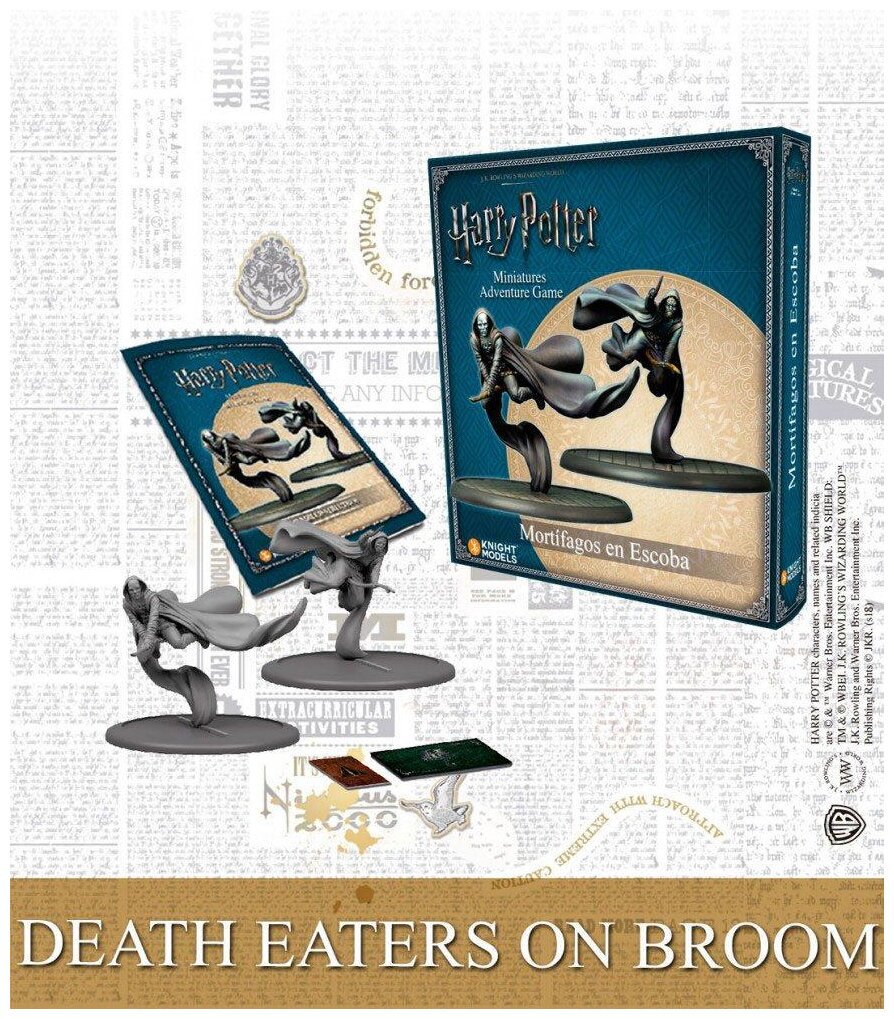 Harry Potter -  Death Eaters On Broom - Miniatures Adventure Game