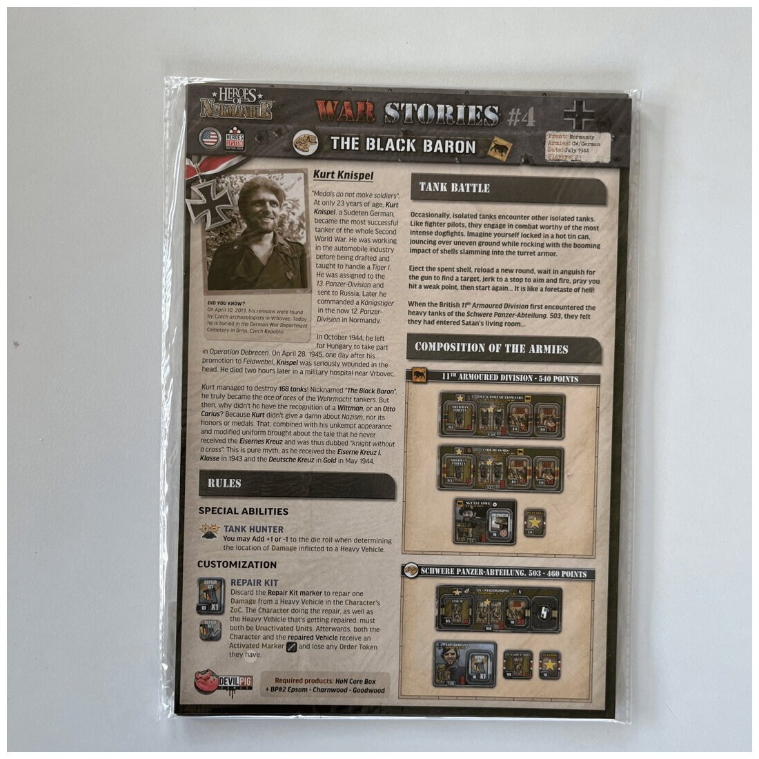 Heroes Of Normandie - Le Baron Noir - War Stories #4