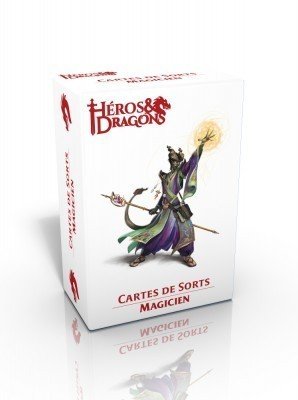 Héros & Dragons - Cartes de sorts - Magicien