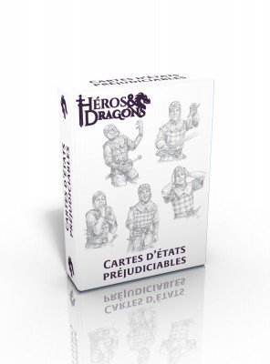 Héros & Dragons - Cartes d'états préjudiciables