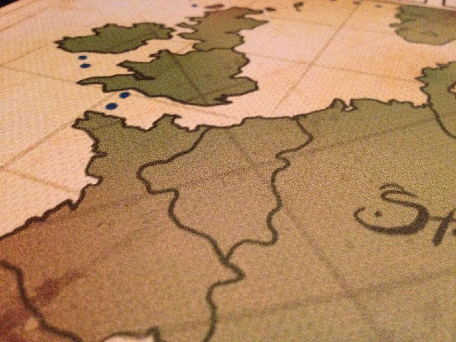 Huit Minutes pour un Empire : Carte Europe
