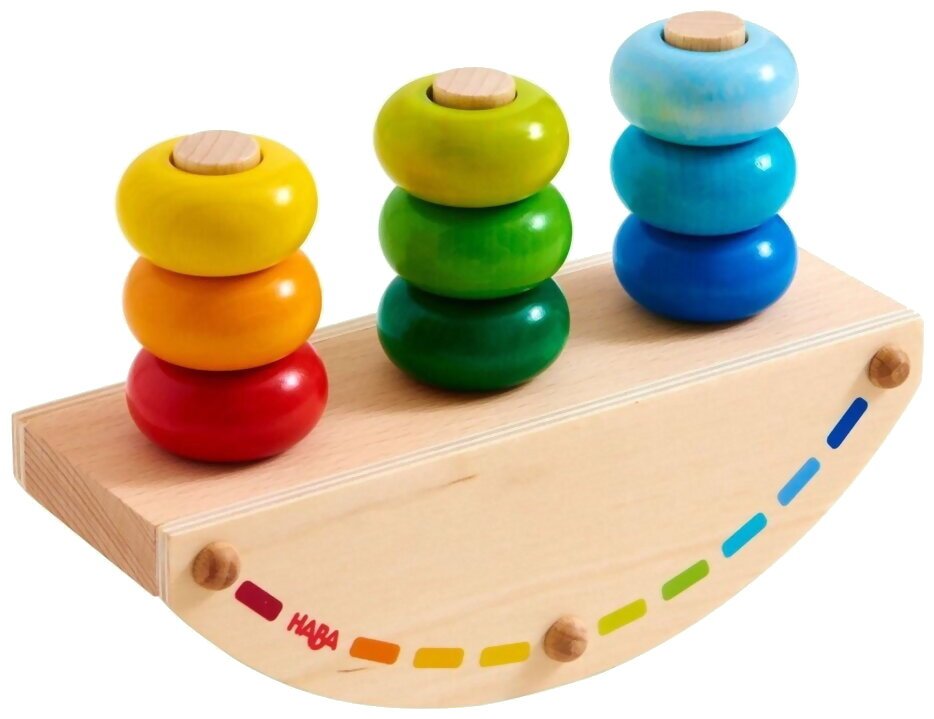 Jeu À Enficher Équilibre Arc En Ciel