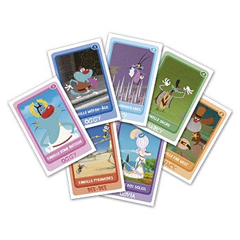 Jeu de 7 familles - Oggy et les cafards