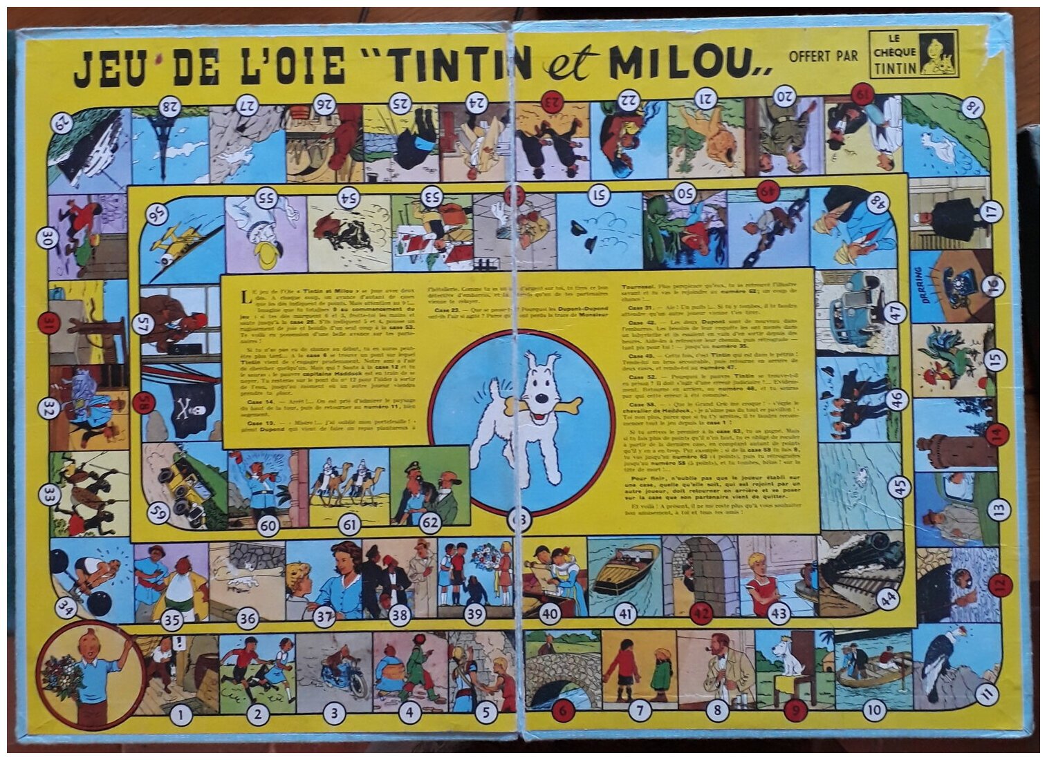 Jeu De L'oie - Tintin Et Milou