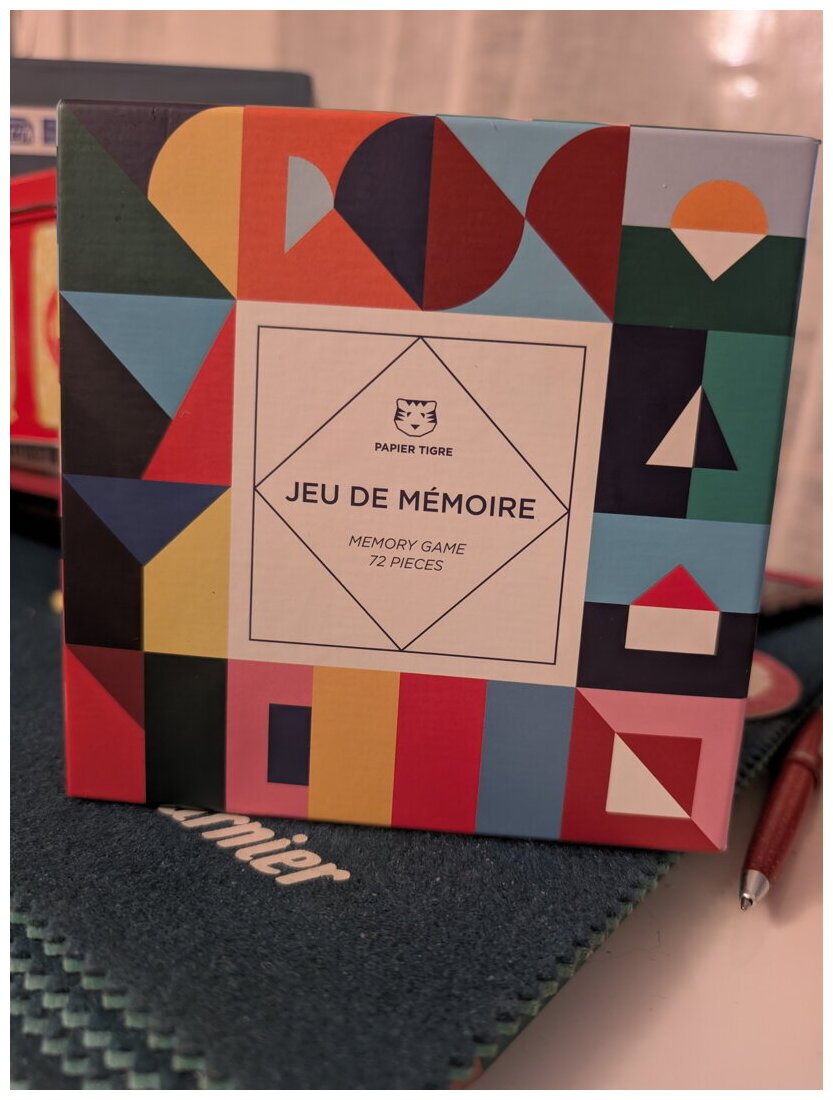 Jeu de mémoire Papier Tigre