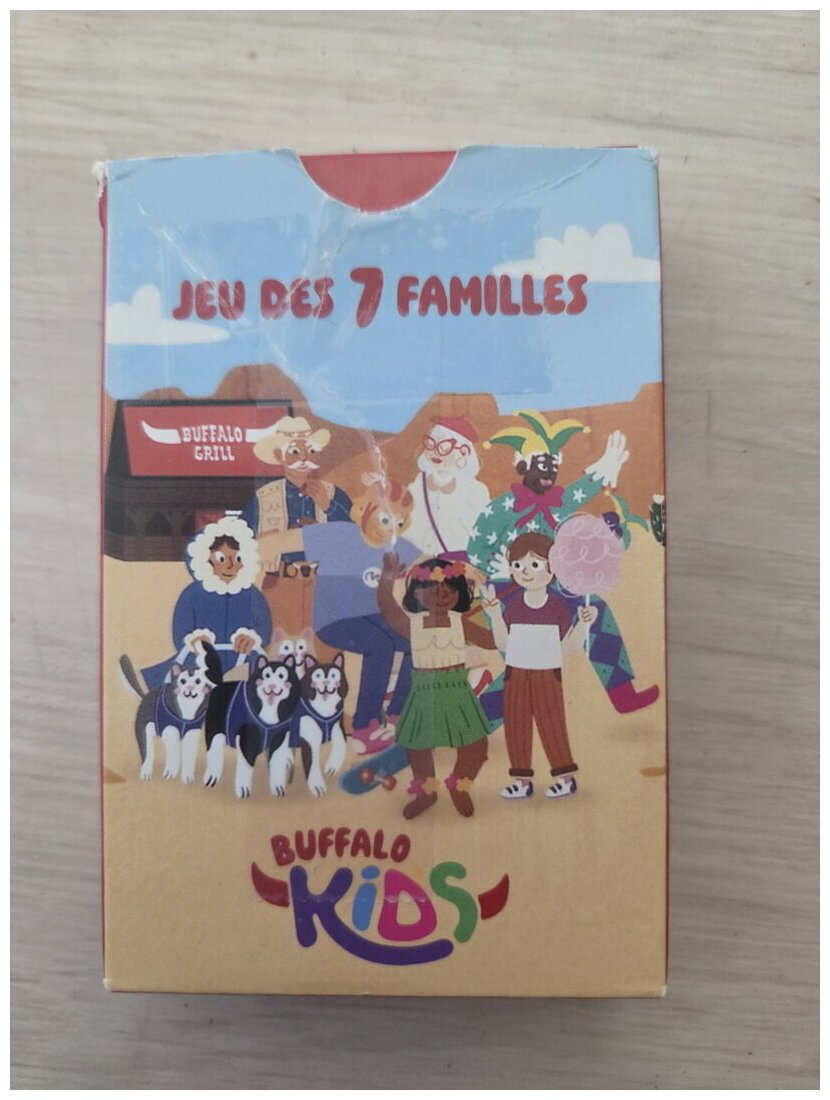 Jeu Des 7 Familles Buffalo Kids