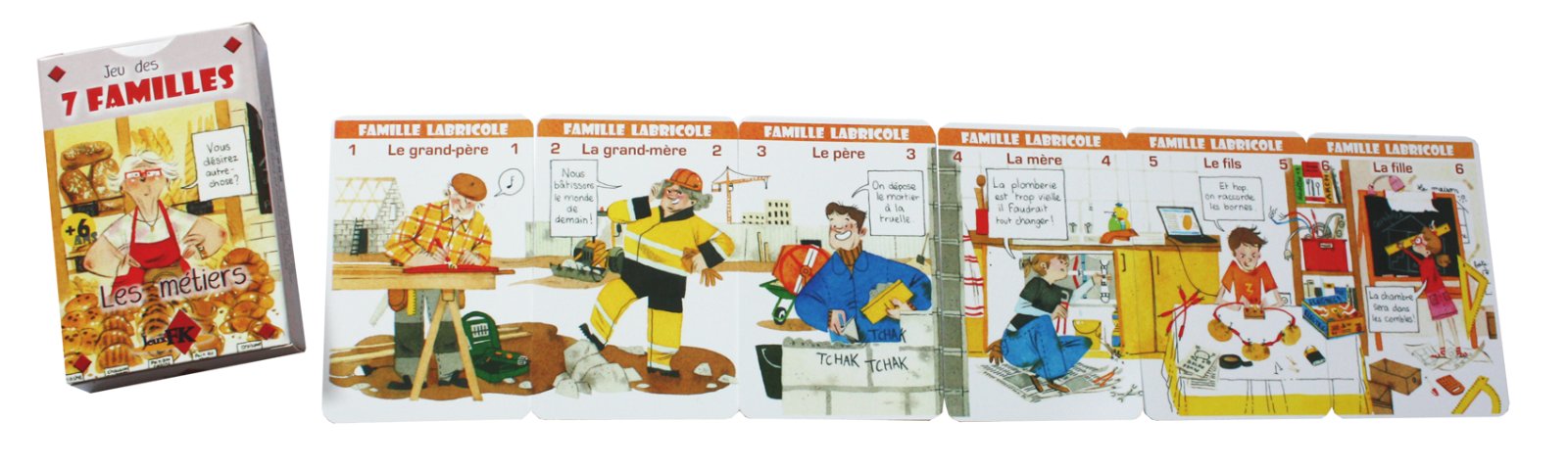 Jeu des 7 familles : les Métiers