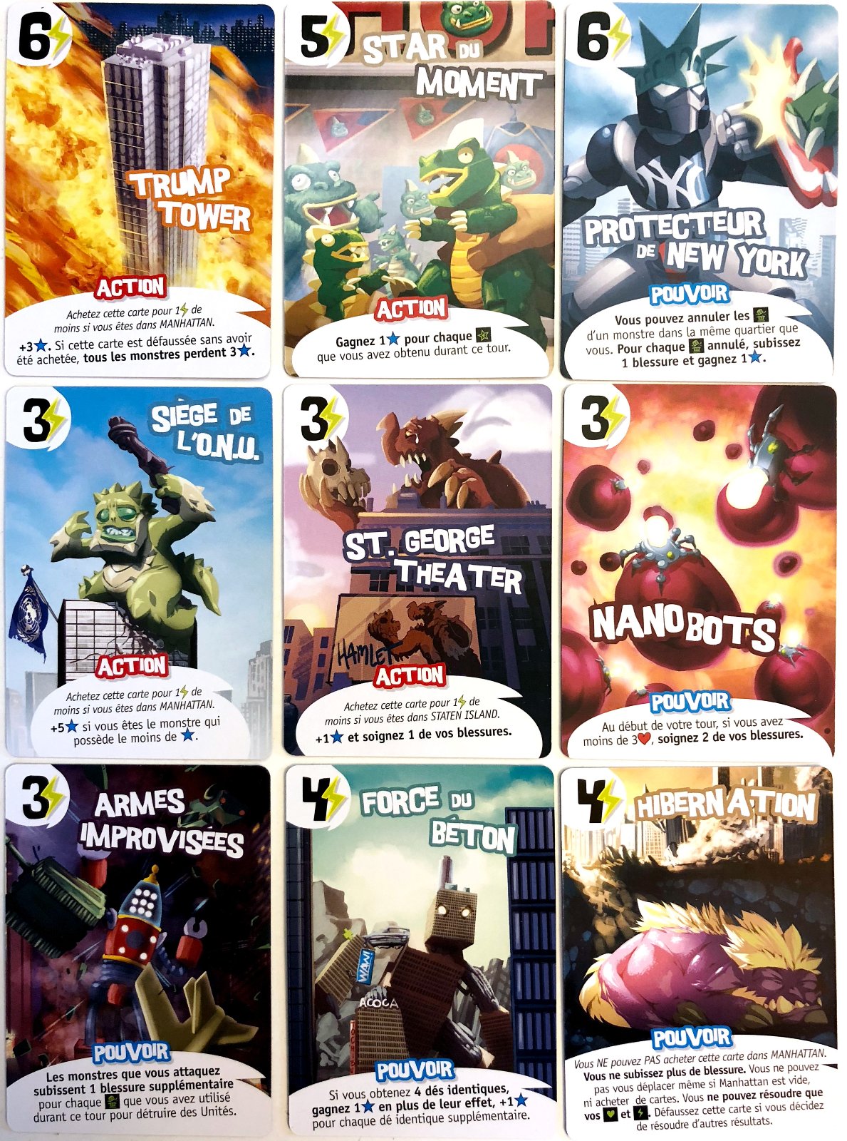 King of New York : Set 9 cartes promos