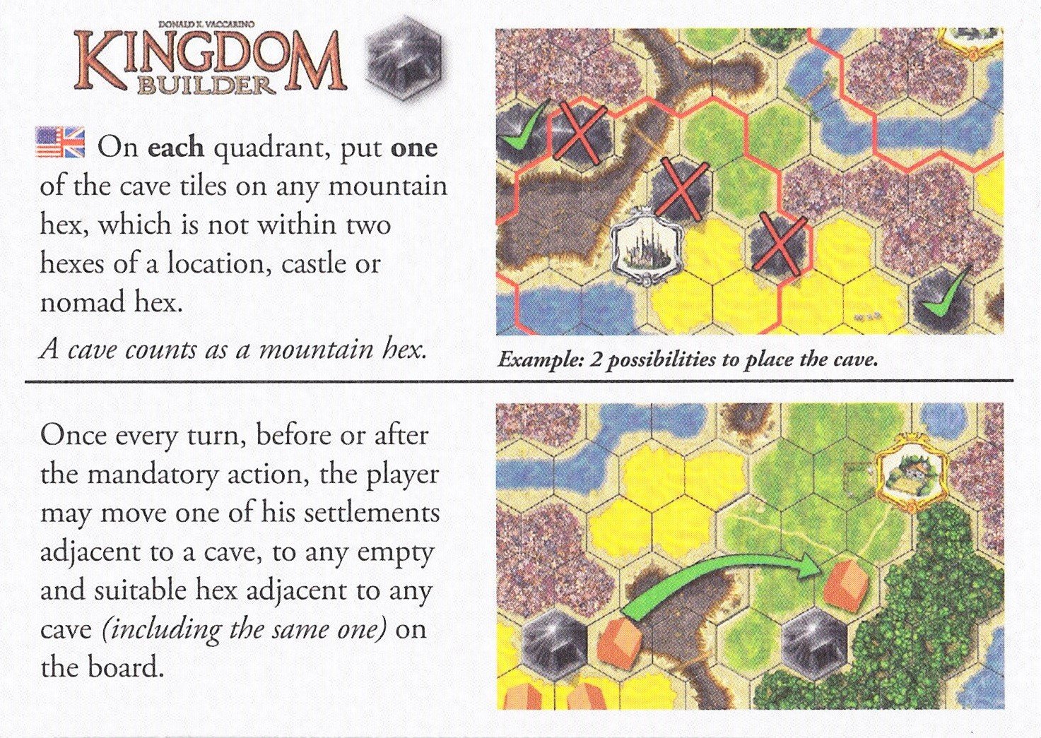 Kingdom Builder - Extension "Caves"