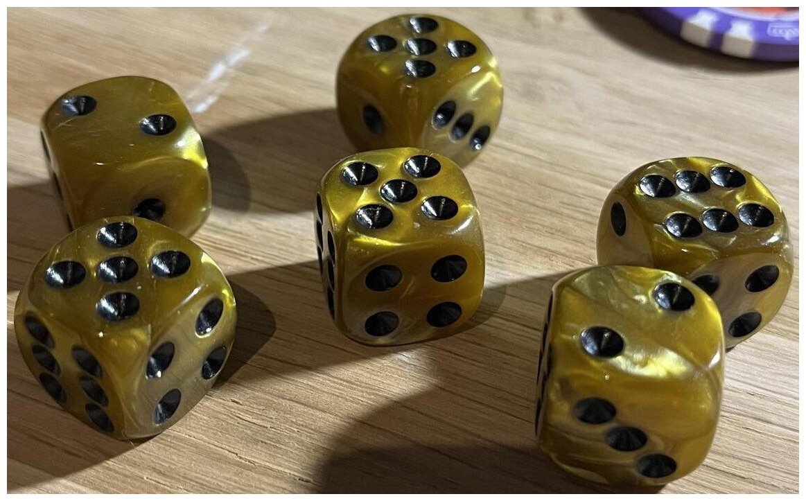 Kouba - Dés Marbrés Gold