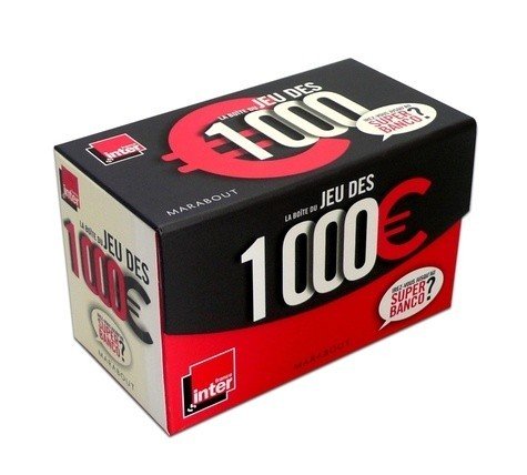 La boite du jeu des 1000 euro