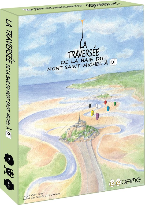 La traversée de la baie du Mont Saint-Michel à D
