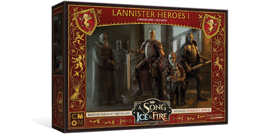 Le Trône de Fer - le Jeu de Figurines - Héros Lannister I