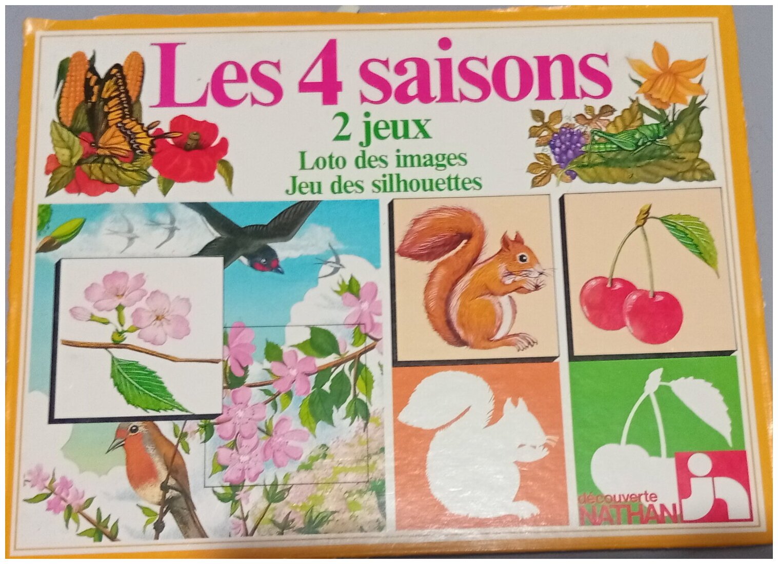 Les 4 Saisons - Loto des images /  Jeu des Silhouettes