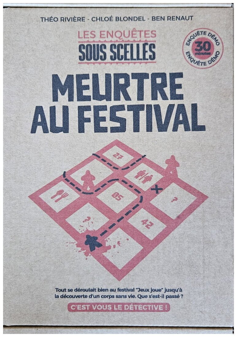 Les Enquêtes Sous scellés - Meurtre au festival