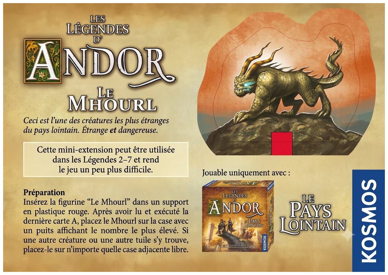 Les légendes d'Andor - Le Mhourl