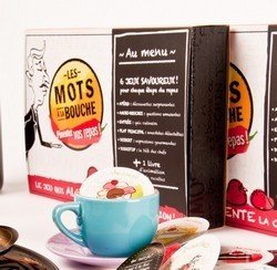 Photo: Les mots à la bouche