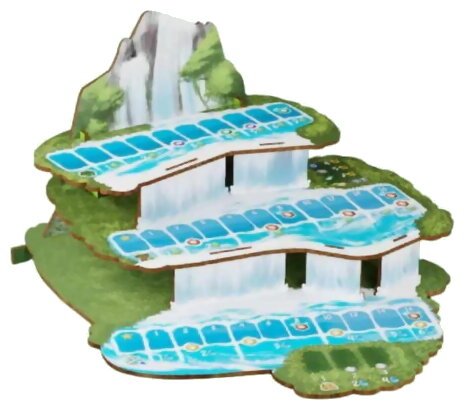 Life Of The Amazonia - Wooden Waterfall Of Life