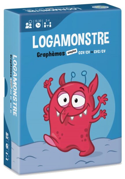 Logamonstre - Graphèmes Simples CCV/CV ou CVC/CV
