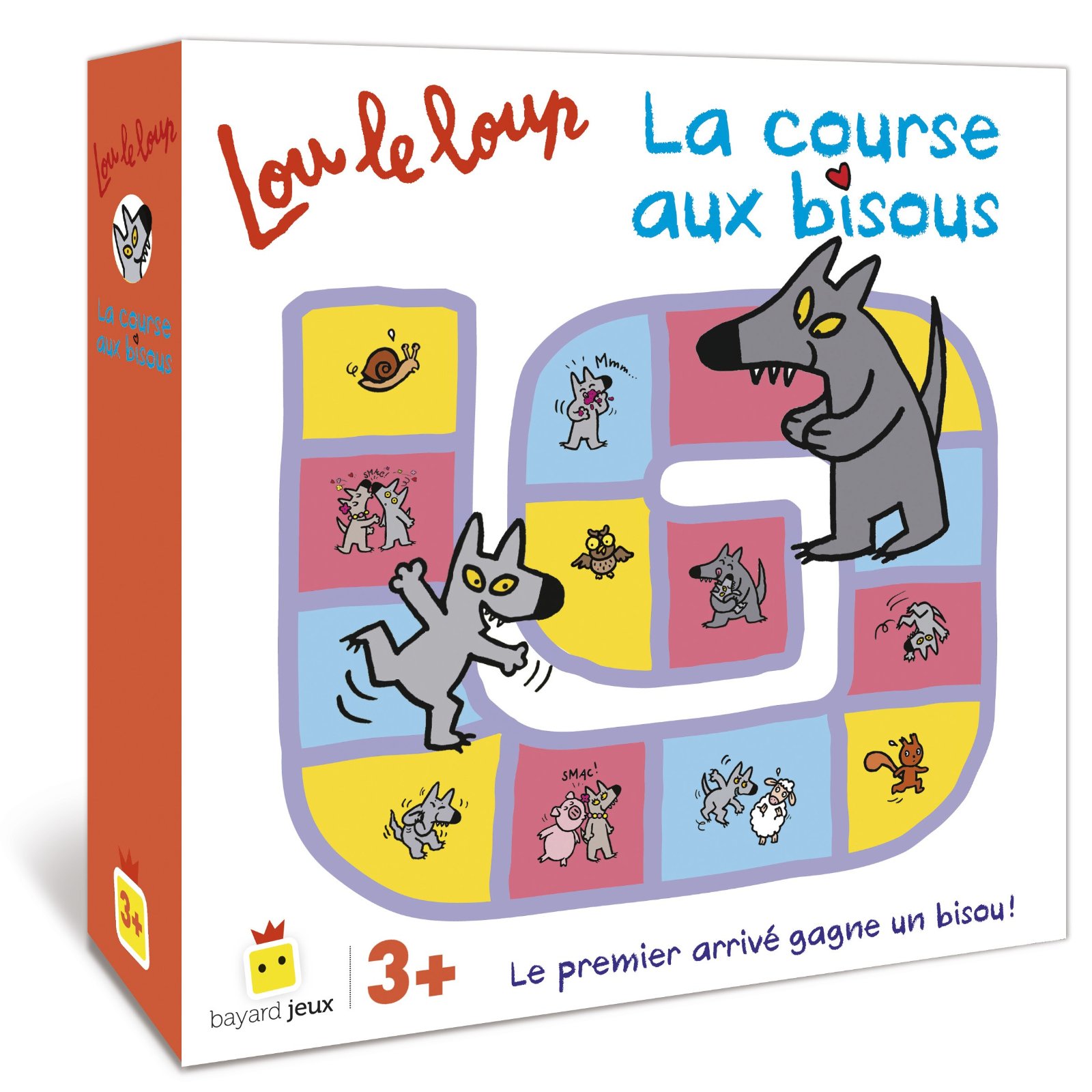 Lou le loup - La course aux bisous