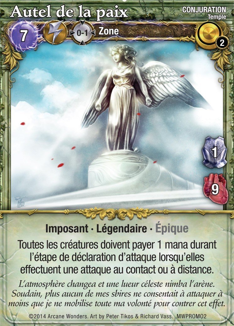 Mage Wars : Autel de la Paix