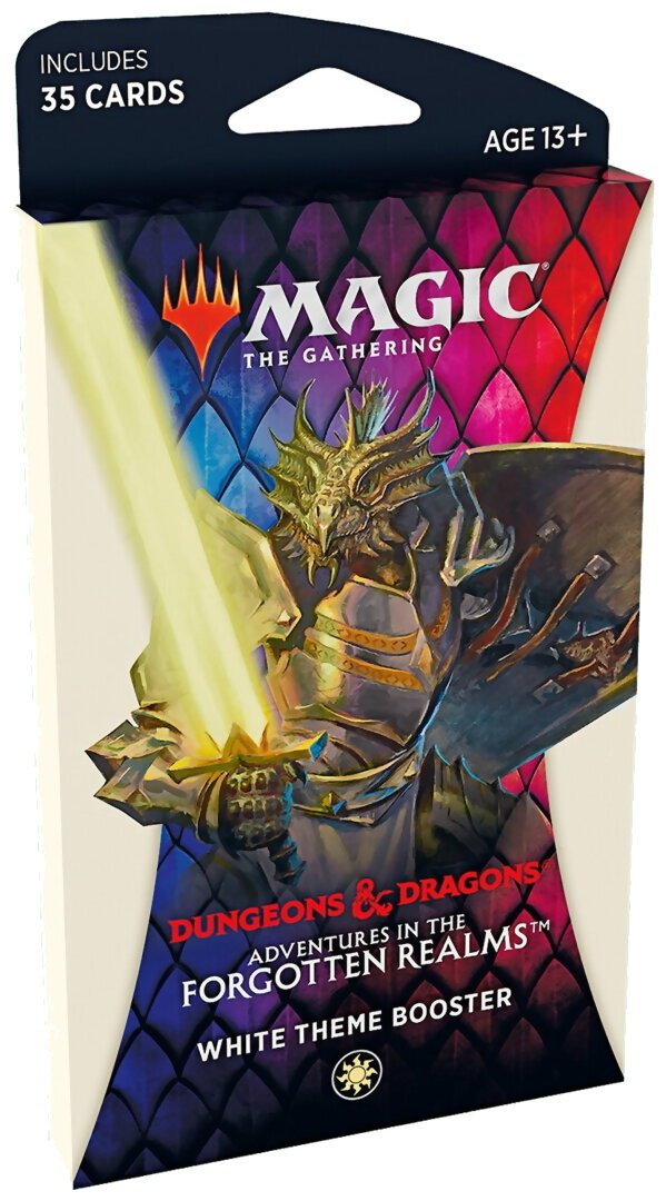 Magic The Gathering - Booster Thématique Blanc - Aventures Dans Les Royaumes Oubliés