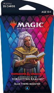 Magic The Gathering - Booster Thématique Bleu - Aventures Dans Les Royaumes Oubliés