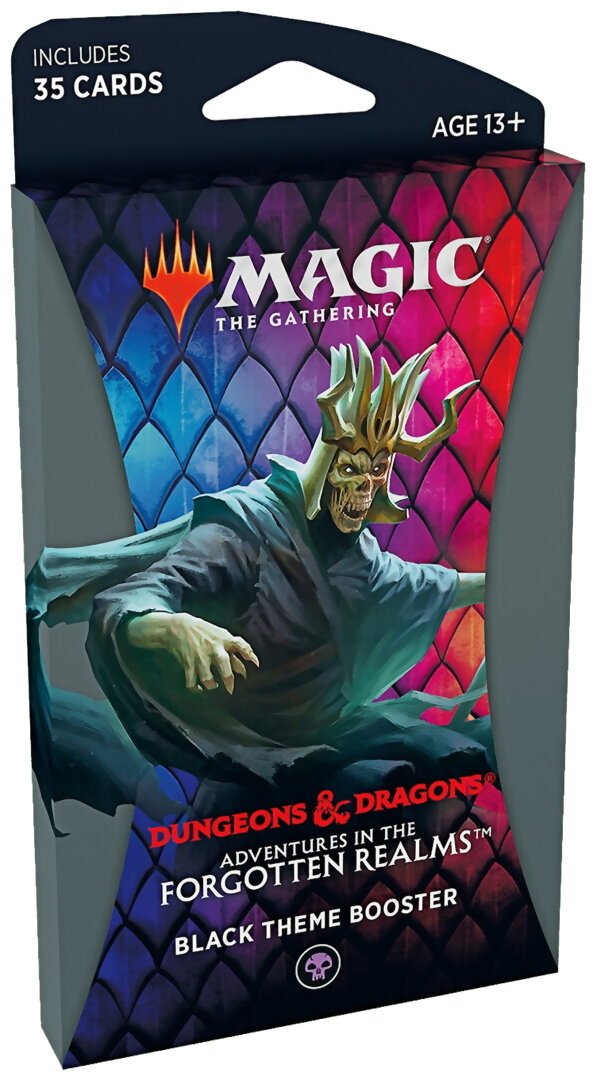 Magic The Gathering - Booster Thématique Noir - Aventures Dans Les Royaumes Oubliés