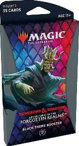 Magic The Gathering - Booster Thématique Noir - Aventures Dans Les Royaumes Oubliés