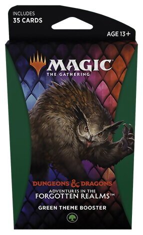Magic The Gathering - Booster Thématique Vert - Aventures Dans Les Royaumes Oubliés
