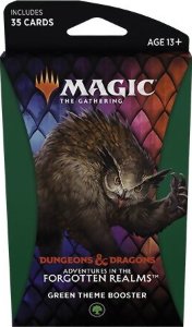 Magic The Gathering - Booster Thématique Vert - Aventures Dans Les Royaumes Oubliés