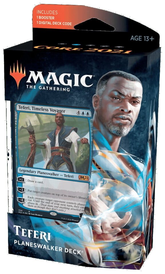 Magic The Gathering – Deck De Planeswalker Teferi, Voyageur Intemporel - Edition De Base 2021