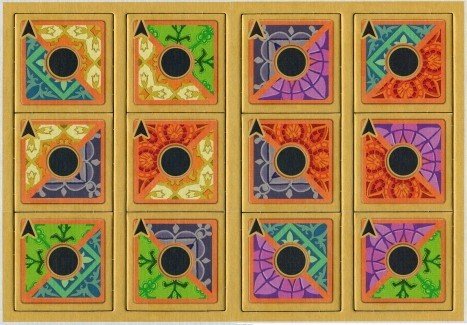 Maharani - Extension "Promo 1 - Tuiles 'Mosaïque' bicolores, marquées d'une colonne centrale"