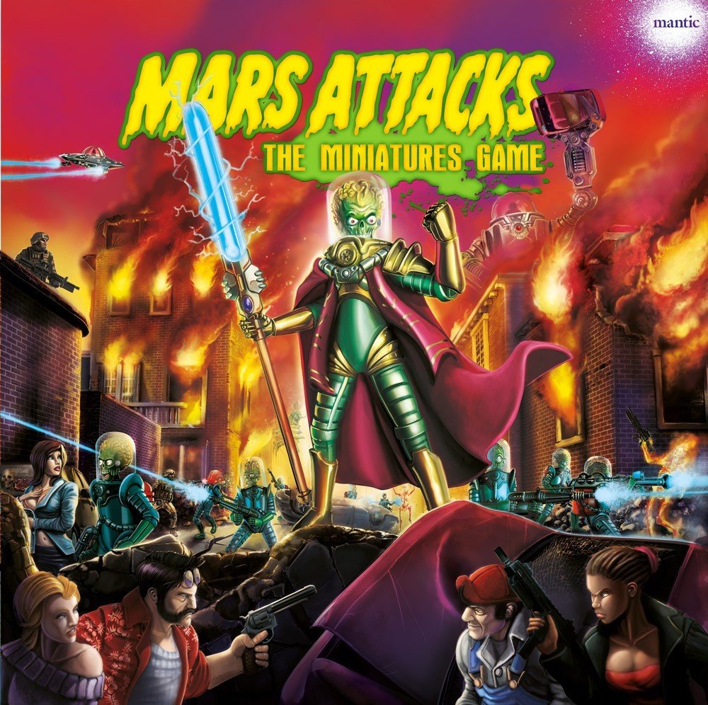 Mars Attacks Miniaturenbrettspiel DELUXE