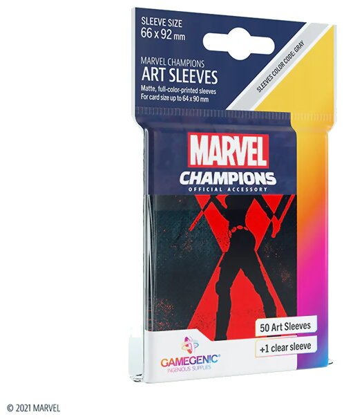 Marvel Champions - Art Sleeves - Black Widow