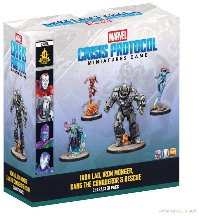 Marvel Crisis Protocol - Iron Lad, Iron Monger, Kang The Conqueror & Rescue - Character pack