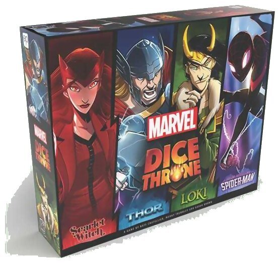 Marvel Dice Throne - Scarlet Witch / Thor / Loki / Spider-Man
