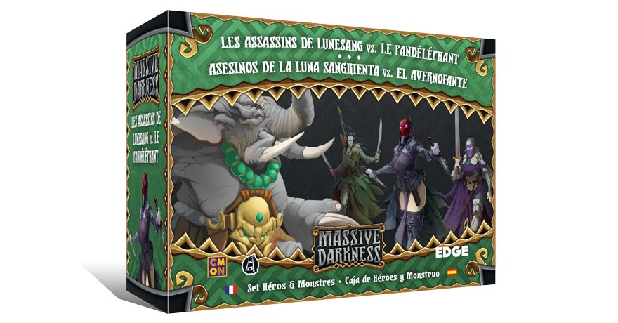 Massive Darkness : Les Assassins de Lunesang vs. Le Pandéléphant Massive Darkness