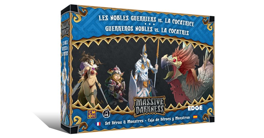 Massive Darkness - Les Nobles Guerriers vs. La Cocatrice
